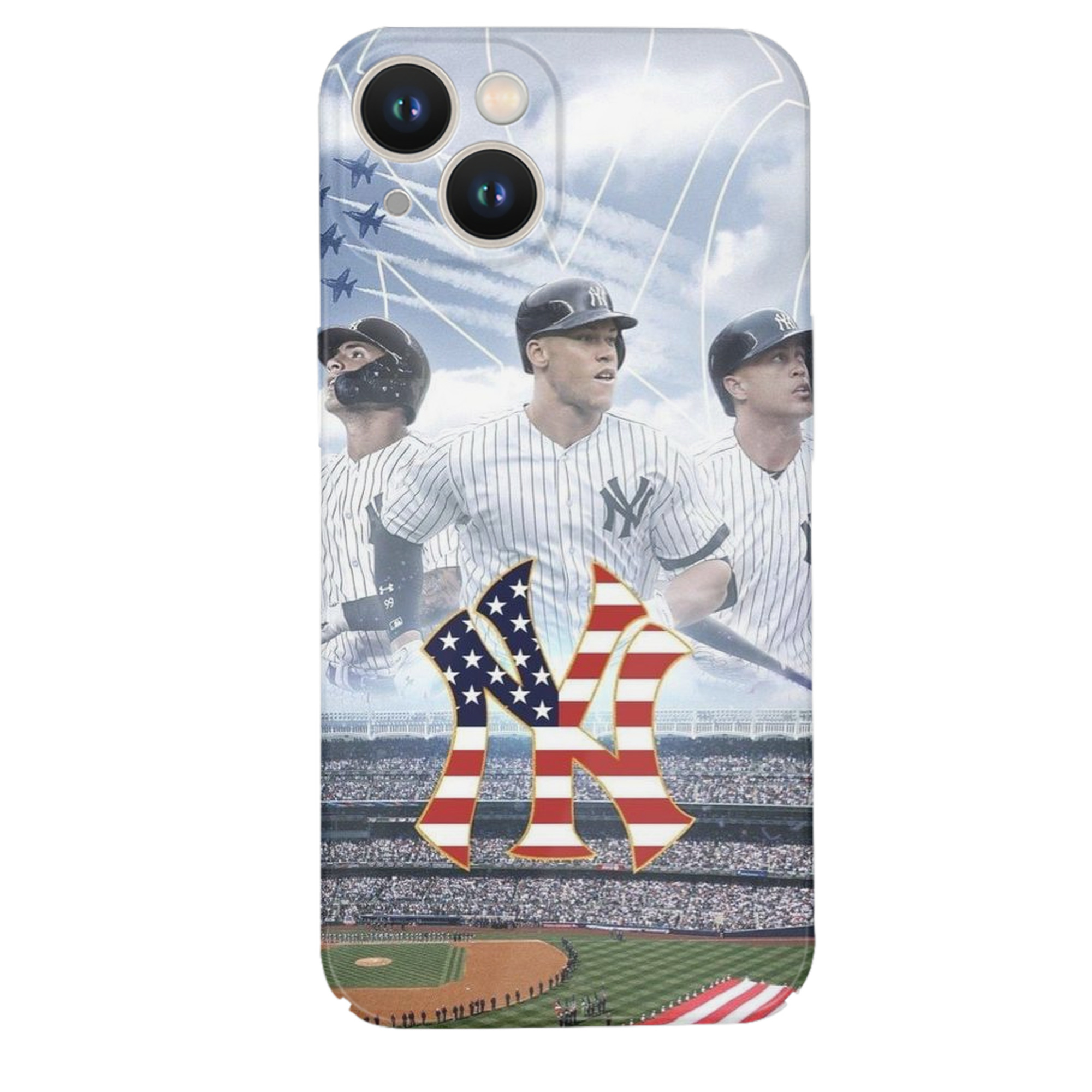 New York Yankees 161 IPhone 14 Series Full-Cover Hard Case – Shockproof With Raised Camera Protection – Precise Cutouts, Wireless Charging Compatible – Durable, Anti-Yellowing, Easy To Clean